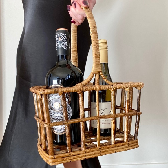 Handbags - Wood Wine Carrier